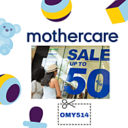 Mothercare Promo code - 70% off all products All Products