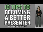 Presenting & Public Speaking Tips - How to improve skills & confidence