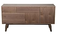 Euro Style Lawrence Sideboard in American Walnut | Grayson Home