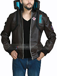 Cyberpunk 2077 V Samurai Leather Jacket - Just American Jackets