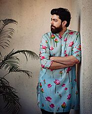 Get The Awesome Look with Printed Kurta Design For Men 2020