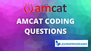 AMCAT Coding Questions With Solutions 2020 [Updated] - LearnProgramo