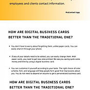 Get More Information About Digital Business Card App