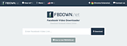 Fbdown.net - Potente descargador de vídeos de Facebook en línea