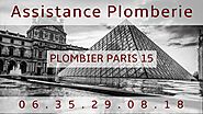 Plombier paris 15 : Disponible 24h/24 - Déplacement 39€