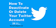 How To Deactivate Or Delete Your Twitter Account | Best Tutorial