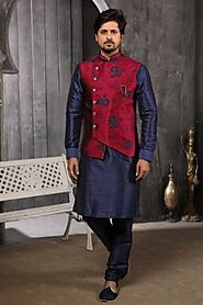 Buy Latest Nehru Jackets Online at Nihal Fashions