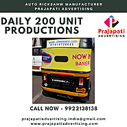 Auto Rickshaw Hood Manufacturer - Prajapati Advertising - JustPaste.it