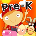 Animal Pre-K Learning Games for Kids with Skills on the Farm: The Best Pre-K and Kindergarten Counting, Shapes, Color...