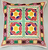 Kashmiri Embroidery Cushion Cover