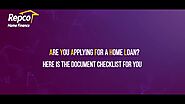 Check list for those who are applying for a Home Loan.