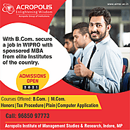 Best B.Com College in Indore - Acropolis College