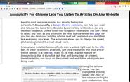 Announcify Extension
