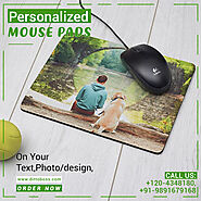 Brighten up your desk at work or at home with personalized mouse pads. Use photos, text, or a design to create a one-...