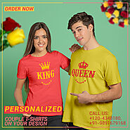 We know you are looking for the most adorable couple t-shirt, you wish it, we have it. Beyoung present love heart cou...