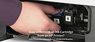How to Remove an Ink Cartridge from an HP Printer?