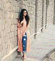 Plain Kurti with Jeans Style - Everything in Something