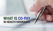 What is co-pay and voluntary deductions in health insurance plan