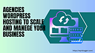 4 Agencies WordPress Hosting To Scale Your Business - WPrBlogger