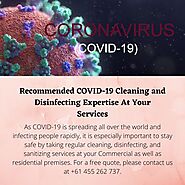 Importance of disinfecting surfaces in the control and prevention of COVID 19 – rnccleaningservices