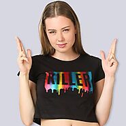 Shop The Best Graphics Designs Crop Tops For Women Online at Beyoung