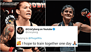MMA royalty Cris Cyborg tells Ritu Phogat she hopes to train together one day! - MMA India