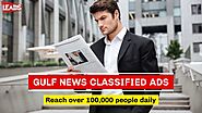 Newspaper Classified Ads in UAE. How to reach over 100,000 people
