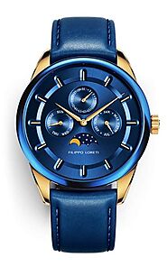Men's Leather Watches shop online – Filippo Loreti