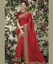 Saree Draping Style With Pleats