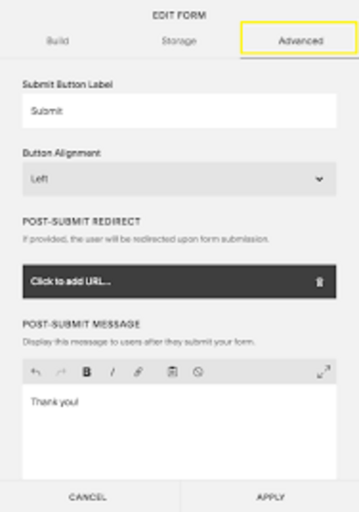 File Attachment Option for Squarespace Forms A Listly List