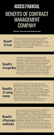 Benefits of Contract Management Company