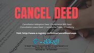 Cancel a deed online