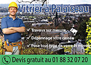 Vitrier Palaiseau (91120) | Artisan vitrerie et miroiterie 01 88 32 07 20 - Le Vitrier
