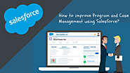 How to improve Program and Case Management using Salesforce?