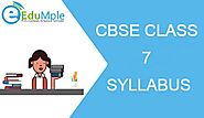 CBSE Class 7 Syllabus