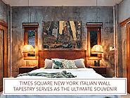 Times Square New York Italian Wall Tapestry Serves As The Ultimate Souvenir