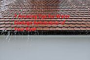 7 Amazing Tips for Water Damage Restoration of Your Roof - LearningJoan