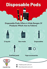 Buy Disposable Pods Online - Disposable Pods