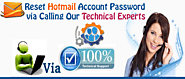 Reset Hotmail Account Password via Calling Our Technical Experts - Welcome to Contact Support Helpline