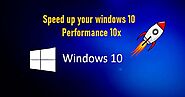 how to improve computer performance windows 10?