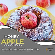Fall Recipes That Feature Honey Sticks- Honey Apple Bundt Cake – Bee Man Honeystix
