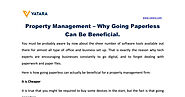 Property Management – Why Going Paperless Can Be Beneficia.