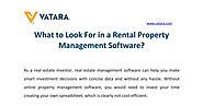 What to Look For in a Rental Property Management Software