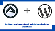 Antideo launching the Email Validation Plugin for WordPress