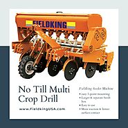 No Till Drill | No Till Multi Crop Drill by Fieldking USA