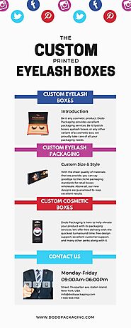 Wholesale Custom Eyelash Packaging Boxes