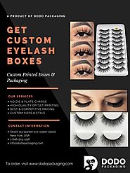 Custom Eyelash Boxes Wholesale | Buy Cheap in Bulk