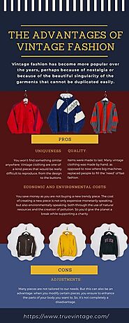 23: The Pros and Cons of vintage clothing. Check out the... - truevintage