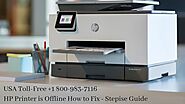 How to Fix Hp Printer Offline 1-8009837116 Quick Hp Printer Offline Fixes