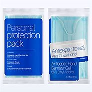 Protective Pack w/ Wipes, Sanitizer, Mask | Wholesale Supplier